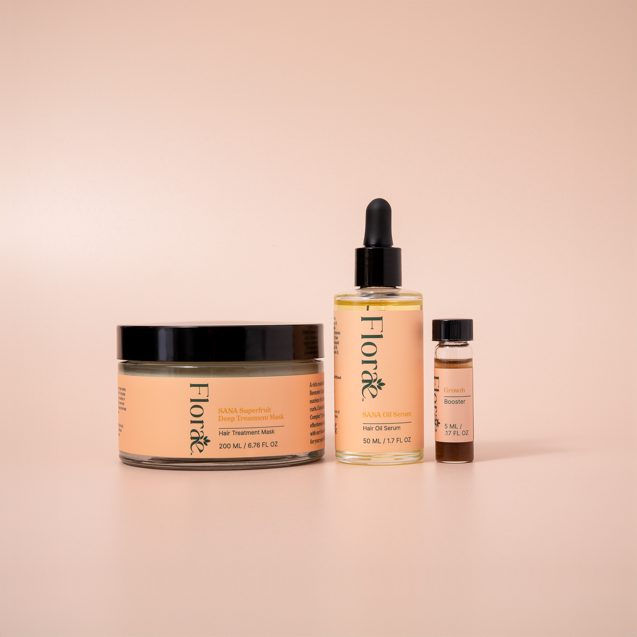 growth collection with SANA hair oil